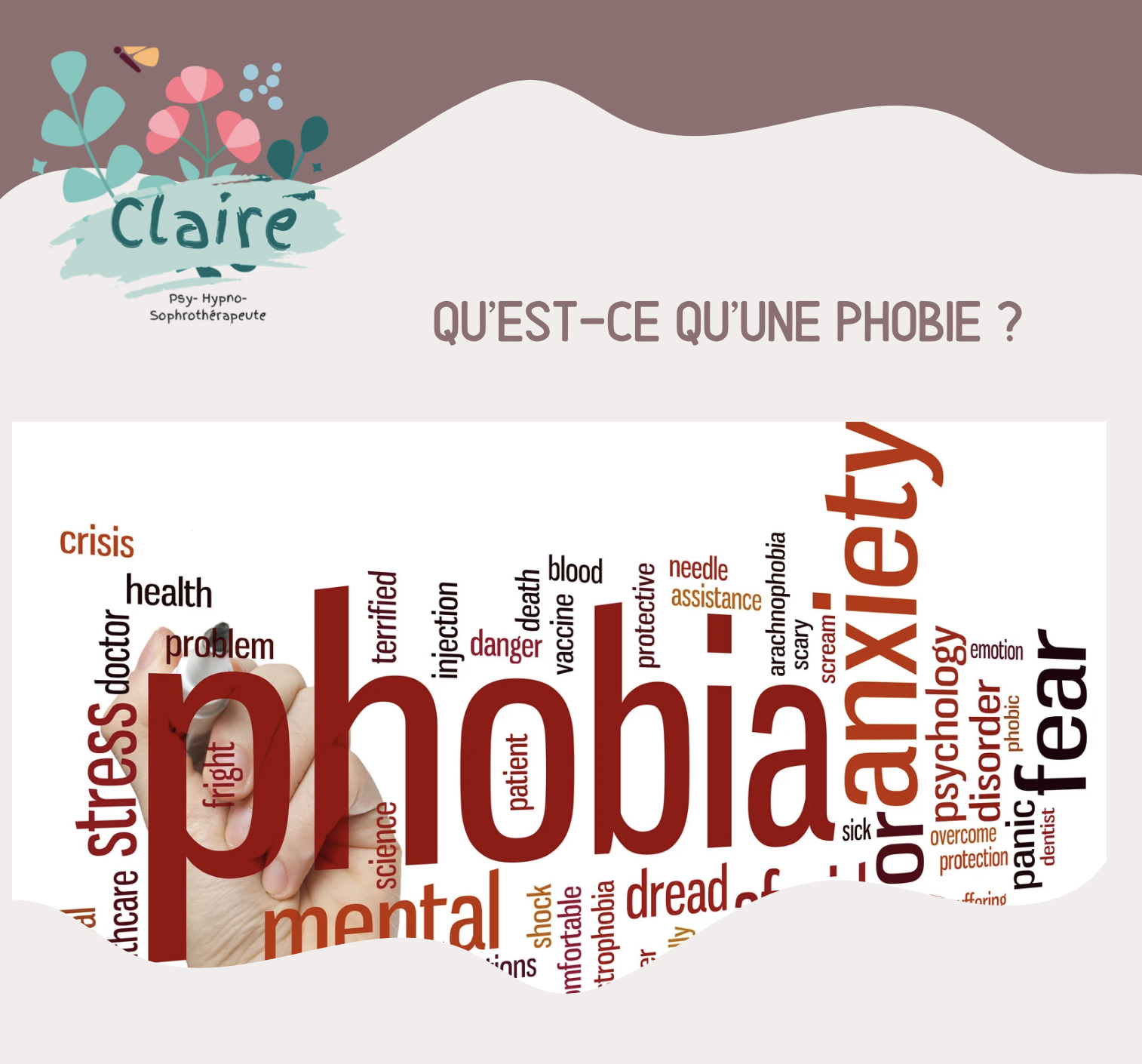 les différents types de phobies