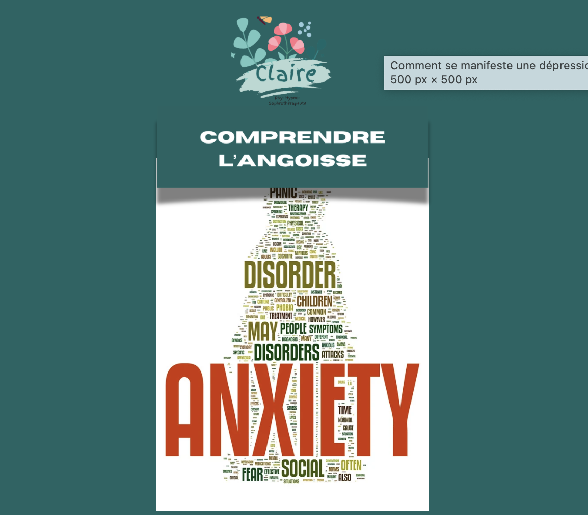 comprendre l'angoisse guérison, thérapie