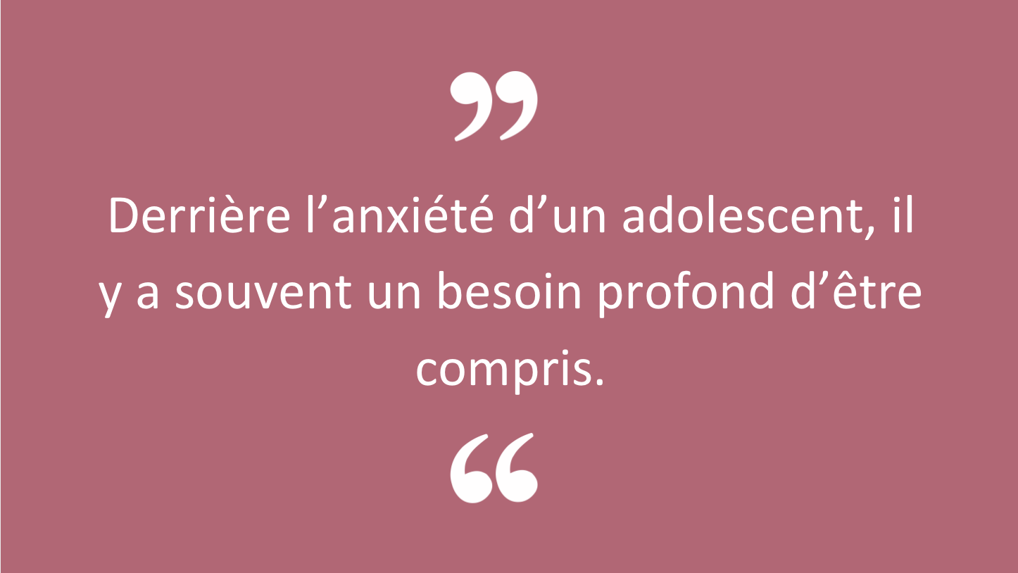 L’anxiété chez l’adolescent : comprendre et accompagner sans dramatiser